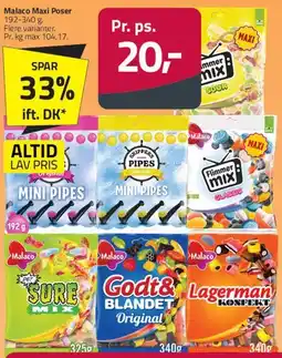 Fleggaard Malaco Maxi Poser tilbud