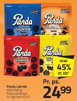 Fleggaard Panda Lakrids tilbud