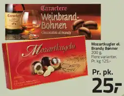 Fleggaard Mozartkugler / Weinbrand-Bohnen tilbud