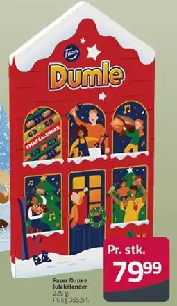 Fleggaard Fazer Dumle Julekalender tilbud