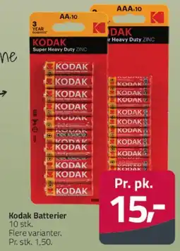 Fleggaard Kodak Batterier 10 stk. tilbud