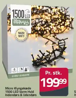 Fleggaard Micro Klyngekæde 1500 LED tilbud