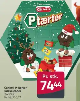 Fleggaard Carletti P-Tærter Julekalender tilbud