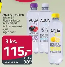 Fleggaard Aqua full (små flasker) tilbud