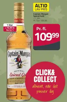 Fleggaard Captain Morgan Spiced Gold tilbud