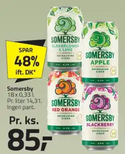 Fleggaard Somersby (cider) tilbud