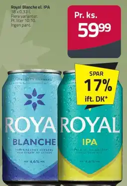 Fleggaard Royal Blanche / Royal IPA tilbud