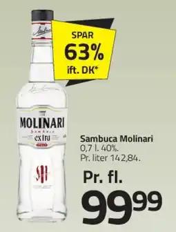 Fleggaard Sambuca Molinari tilbud