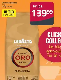 Fleggaard Lavazza Qualità Oro helbønne 1 kg tilbud