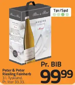 Fleggaard Peter & Peter Riesling Feinherb tilbud