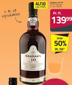 Fleggaard Graham's 10 YO Tawny Port tilbud