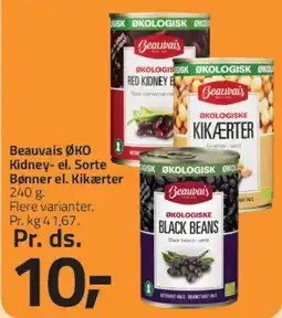Fleggaard Beauvais Øko bønner tilbud