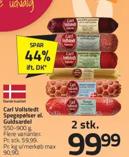 Fleggaard Carl Vølstedt Spegepølse (2 stk.) tilbud