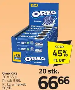 Fleggaard Oreo kiks, 20 stk. tilbud