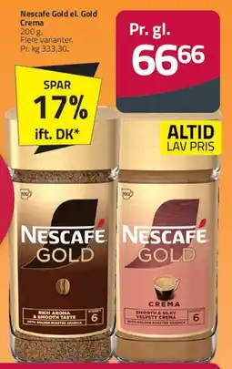 Fleggaard Nescafé Gold / Gold Crema 200 g tilbud