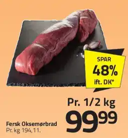 Fleggaard Fersk oksemørbrad tilbud