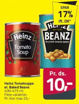 Fleggaard Heinz Tomatsuppe el. Baked Beans tilbud