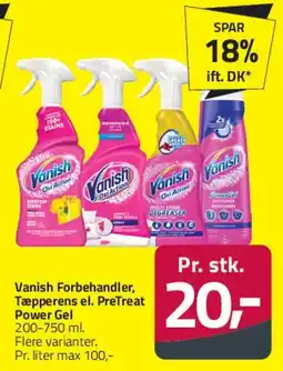 Fleggaard Vanish Forbehandler / Pretreat tilbud