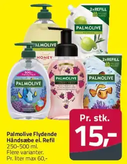 Fleggaard Palmolive flydende håndsæbe / refill tilbud