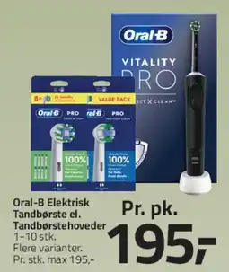 Fleggaard Oral‑B elektrisk tandbørste / tandbørstehoveder tilbud