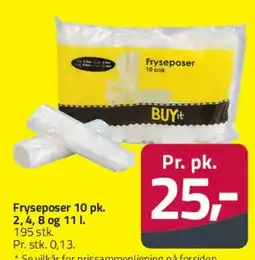 Fleggaard Fryseposer 10 pk. tilbud