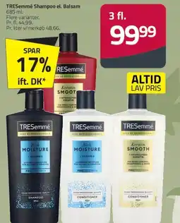 Fleggaard TRESemmé shampoo & balsam (3 fl.) tilbud