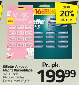 Fleggaard Gillette Venus / Mach3 barberblade tilbud