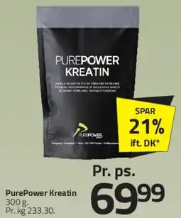 Fleggaard PurePower Kreatin tilbud
