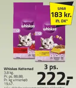 Fleggaard Whiskas kattemad (pakke) tilbud