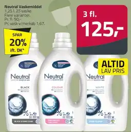 Fleggaard Neutral Vaskemiddel tilbud