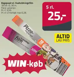 Fleggaard Bagepapir / Husholdningsfilm tilbud
