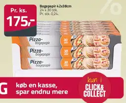 Fleggaard Pizza-bagepapir / Bagepapir 42x38 cm tilbud