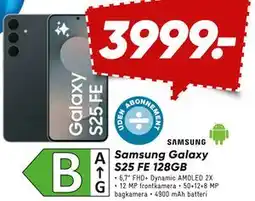 Bilka Samsung Galaxy S25 FE 128GB tilbud