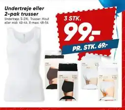 Bilka Undertrøje eller 2-pak trusser tilbud