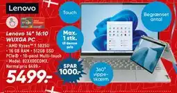 Bilka Lenovo 14” 16:10 WUXGA PC tilbud