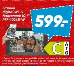 Bilka Frameo digital Wi-Fi fotoramme 10,1” PFF-1024B/W tilbud