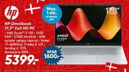 Bilka HP Omnibook 17,3” Full HD PC tilbud