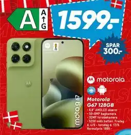 Bilka Motorola G67 128GB tilbud