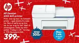 Bilka HP Deskjet 4322 AIO printer tilbud