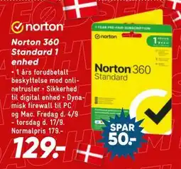Bilka Norton 360 Standard 1 enhed tilbud