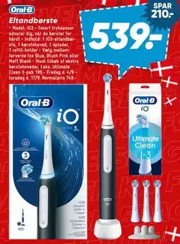 Bilka Oral-B Eltandbørste tilbud