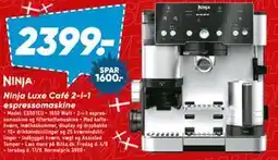 Bilka Ninja Luxe Café 2-i-1 espressomaskine tilbud