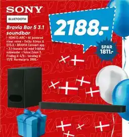 Bilka Bravia Bar 5 3.1 soundbar tilbud