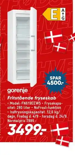 Bilka Fritstående fryseskab tilbud