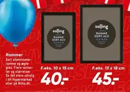 Bilka Rammer tilbud
