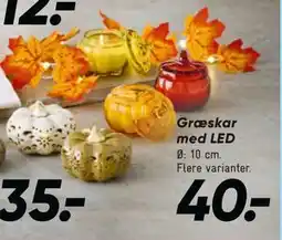 Bilka Græskar med LED tilbud
