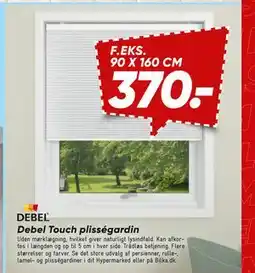 Bilka Debel Touch plisségardin tilbud