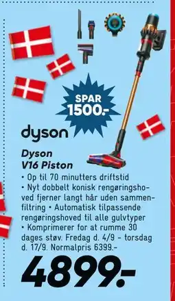 Bilka Dyson V16 Piston tilbud