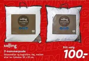 Salling 3-kammerpude