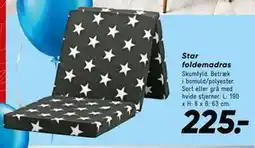 Bilka Star foldemadras tilbud